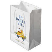 La Dolce Vita Spritz & Stack Mahjong Geschenktüte (Vorderseite Schrägansicht)