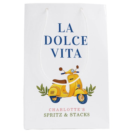 La Dolce Vita Spritz & Stack Mahjong Geschenktüte (Vorderseite)