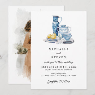 La Dolce Vita Style Foto Hochzeit Einladung