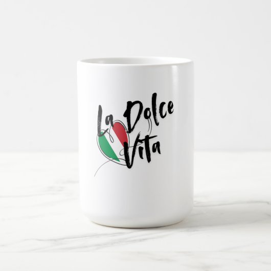 LA DOLCE VITA ,THE ITALIAN SWEET LIFE KAFFEETASSE (Mittel)