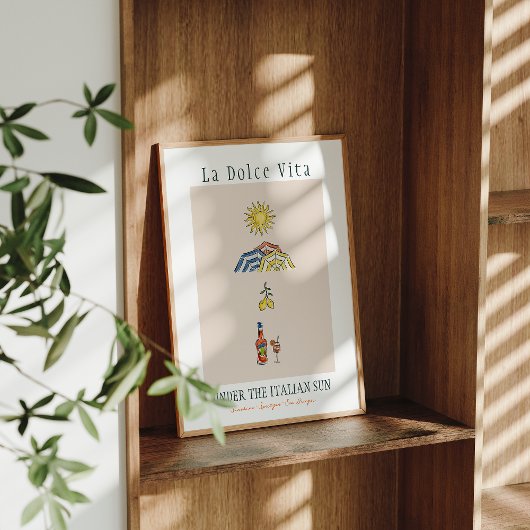 La Dolce Vita Unter der italienischen Sonne Poster