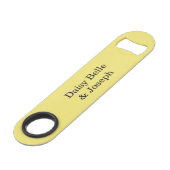 La Dolce Vita Wedding Bottle Opener Bar Key (Vorderseite Schrägansicht)