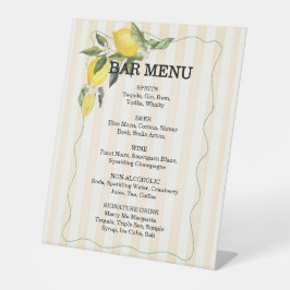 La Dolce Vita Wedding Pedestal Sign Sockelschild