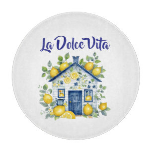 La Dolce Vita Zitronen Cottage Küchen Schneidbrett Schneidebrett