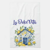 La Dolce Vita Zitronen-Küchenhandtuch Geschirrtuch (Vertikal)