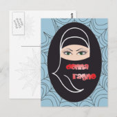 La donna ragno / Postkare Postkarte (Vorne/Hinten)