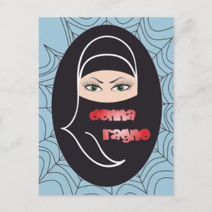 La donna ragno / Postkare Postkarte