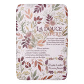 La Douce Nature Sherpa-Decke Badematte (Vorderseite Vertikal)
