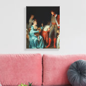 La Duchesse Abrantes et le General Junot Leinwanddruck (Insitu (Wohnzimmer))