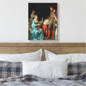 La Duchesse Abrantes et le General Junot Leinwanddruck (Insitu (Schlafzimmer))