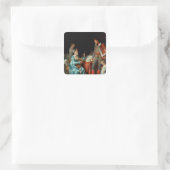 La Duchesse Abrantes et le General Junot Quadratischer Aufkleber (Tasche)