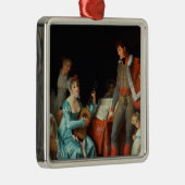 La Duchesse Abrantes und le General Junot Silbernes Ornament (Rechts)