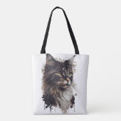La Elegancia felina en tu vida Tasche (Rückseite)