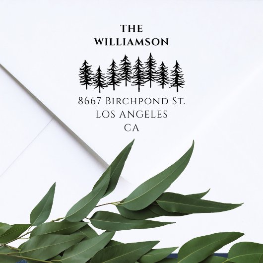 La elegante dirección de retorno de la familia permastempel