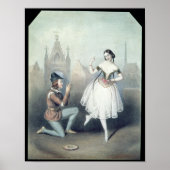 La Esmeralda': Carlotta Grisi  & Jules Perrot Poster (Vorne)