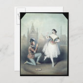 La Esmeralda': Carlotta Grisi & Jules Perrot Postkarte (Vorne/Hinten)