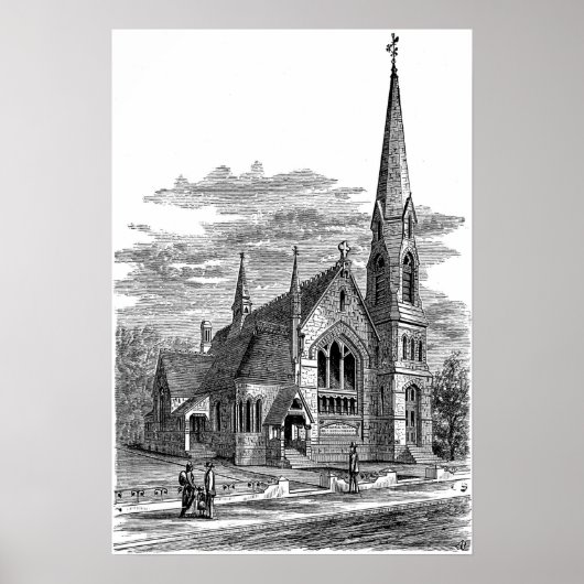 La Farge - Channing Memorial Church Poster (Vorne)