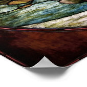 La Farge - Der Fisch 1890 Poster (Ecke)