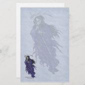 La Faucheuse gotisches Briefpapier (Vorne/Hinten)