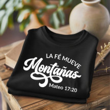 La Fé Mueve Montañas Christliches Spanisch