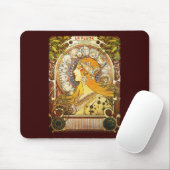 La-Feder Alphonse Mucha Mousepad (Mit Mouse)