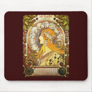 La-Feder Alphonse Mucha Mousepad