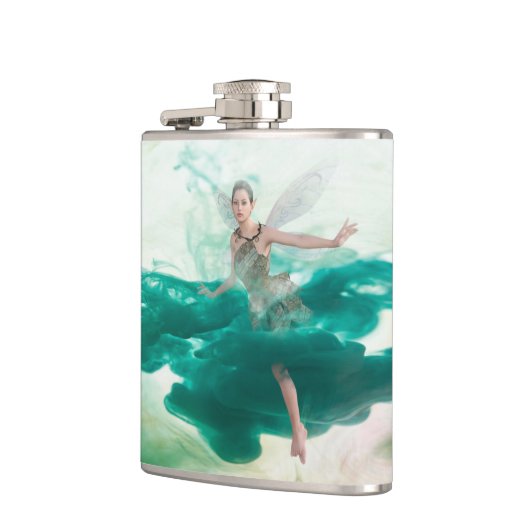 La Fee Verte, Absinthe Green Fairy Flachmann (Links)