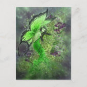 La Fée Verte Postcard - Absinthe Fairy Postkarte (Vorderseite)