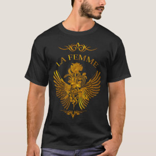 La Femme Beth Dutton Shirt Schlange und Rose Dunkl