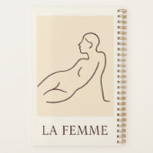 La Femme - Minimalistischer eleganter Planer (Rückseite)