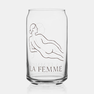 La Femme - Minimalistisches Elegant Dosenglas