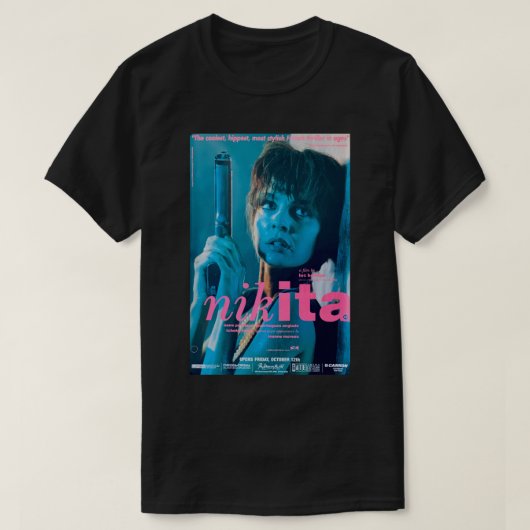 La Femme Nikita Poster T-Shirt (Design vorne)