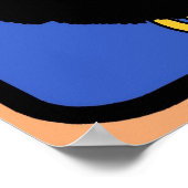 La Festival Du Jazz, Chat Noir Poster (Ecke)