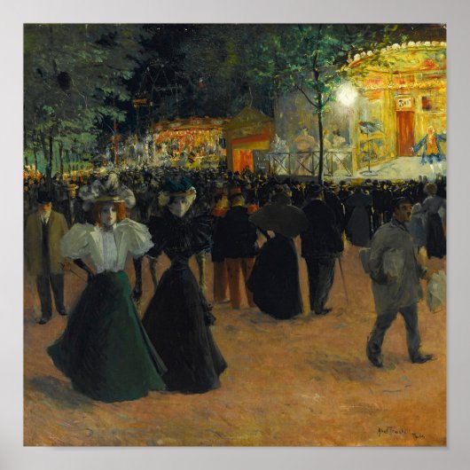 La Fête Foraine | Louis Abel-Truchet Poster (Vorne)