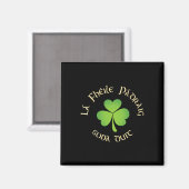 La Fheile Padraig Sona Duit Frohen St. Patricks Da Magnet (Vorderseite/Rückseite)
