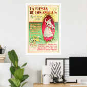 La Fiesta de Los Angeles 1896 Poster (Heimbüro)