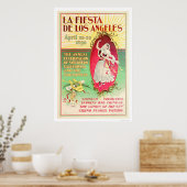 La Fiesta de Los Angeles 1896 Poster (Küche)