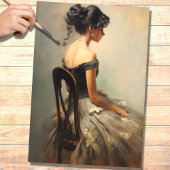 La Fille 4 Decoupage Paper Seidenpapier