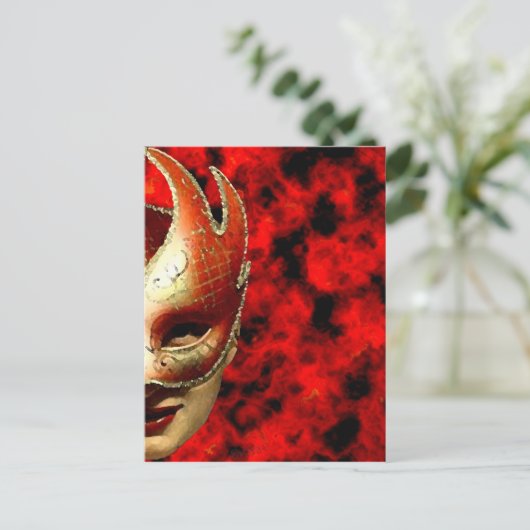 La Flame Postkarte (Stehend Vorderseite)