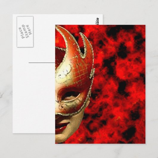 La Flame Postkarte (Vorne/Hinten)