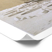 La Fleche in Kil-Bouroun von Eis überfallen, von ' Poster (Ecke)