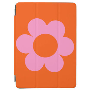 La Fleur 01 Retro Floral Orange Pink Preppy Blume iPad Air Hülle