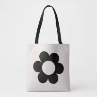 La Fleur 03 Retro Schwarz-Weiß-Blume