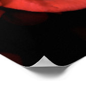 La Fleur Rouge [Kunstdruckerei] Poster (Ecke)