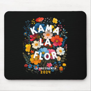La Flor 2024 Kamala Walz 2024 Präsident Kamala-har Mousepad