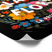 La Flor 2024 Kamala Walz 2024 Präsident Kamala-har Poster (Ecke)