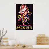 La Folie Des Bonbons Jacquin Vintage Werbung Poster (Küche)