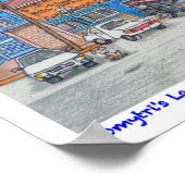 La Fonda Hotel and Restaurant von Dmytri Poster (Ecke)