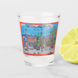 La Fonda, La Mision, Baja Shot Glass Schnapsglas