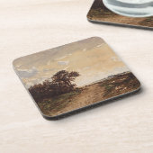 La Forêt de Fontainebleau Aux Environs de Barbizon Getränkeuntersetzer (Linke Seite)